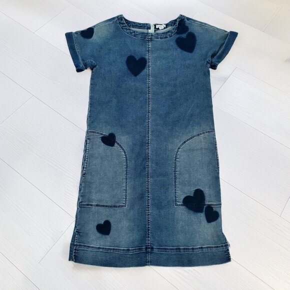 Crewcuts Other - Crewcuts Jean Heart Denim Dress Size 14